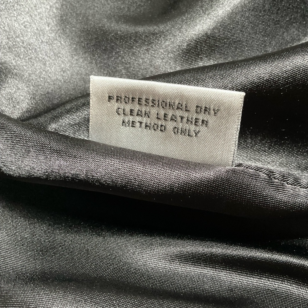 Preston & York snake skin print Black Leather Jacket size medium vintage Y2k - Picture 10 of 11